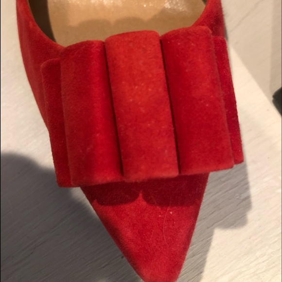 TALBOTS… red suede pumps - Picture 3 of 13